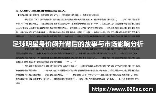 足球明星身价飙升背后的故事与市场影响分析